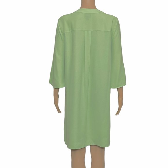 w worthington dress size M 3/4 sleeve green - Picture 2 of 10